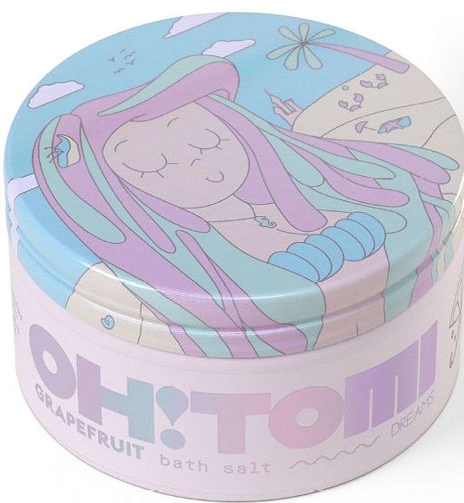 OH!TOMI Grapefruit Bath Salt 300 g OH!TOMI Grapefruit Bath Salt 300 g