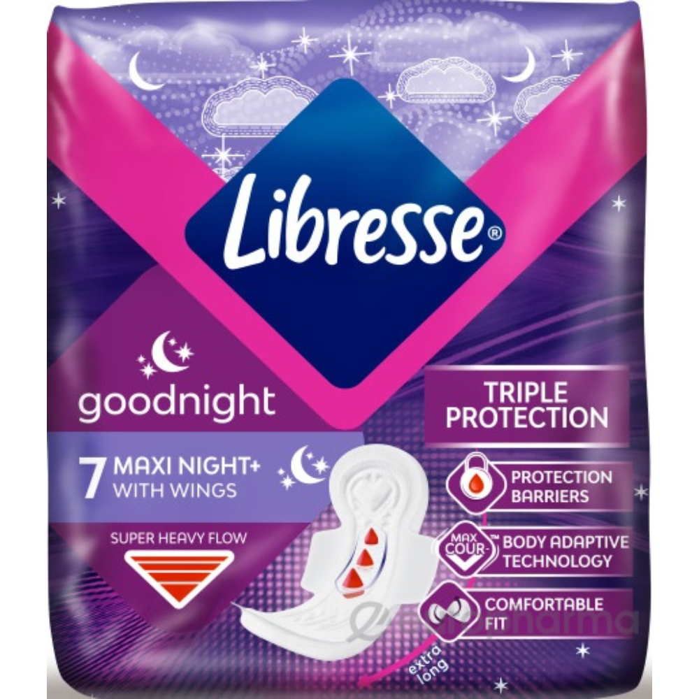 Прокладки Libresse Good nught 7 шт