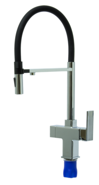 443521 Смес. для кухни под фильт., МАГНИТ. (ХРОМ+ЧЕР.) ViEiR (10/1шт)