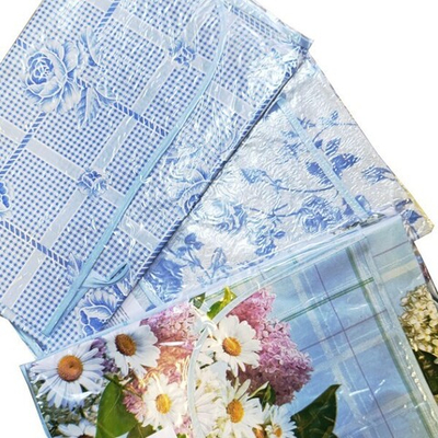 Фартук из клеенки с ПВХ покрытием Женский с карманом, размер 54*64