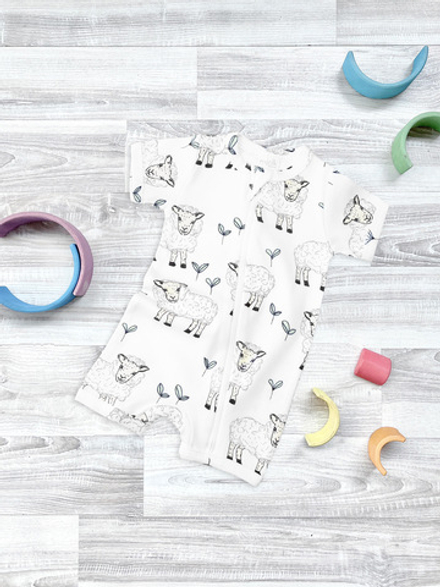 Песочник Mjölk Sleep and Play Овечки