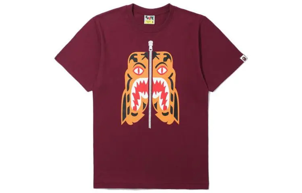 A Bathing Ape Bathing Ape Tiger Cotton T Shirt