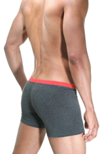 Cерые трусы-боксеры с цветными вставками Doreanse Supporters Boxer (Размер: S) (Цвет: темно-серый)