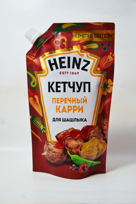 Кетчуп Heinz Перечный карри для шашлыка, 320г