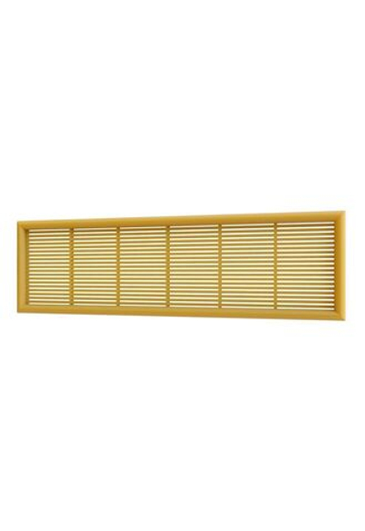 Решетка вентиляционная ДП фланец 220х60 переточная 227х67 пластик Beige ERA