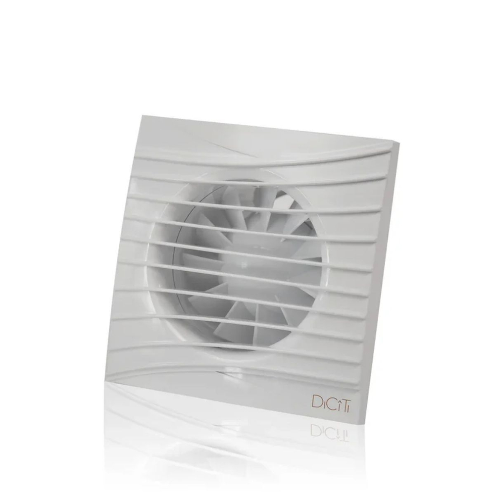 Вентилятор вытяжной настен, Эра, d100 мм, 8.4 Вт, 90 м3/ч, обр.клап, Silent 4C