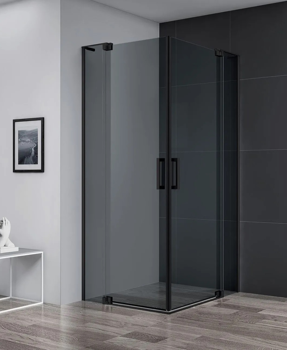 Душевой уголок Cezares SLIDER-A-2-90/100-GRIGIO-NERO