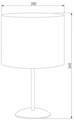 Настольная лампа TK Lighting 5278 Tercino Blue