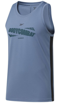 Мужская теннисная футболка Reebok LM BC Tank - небесный