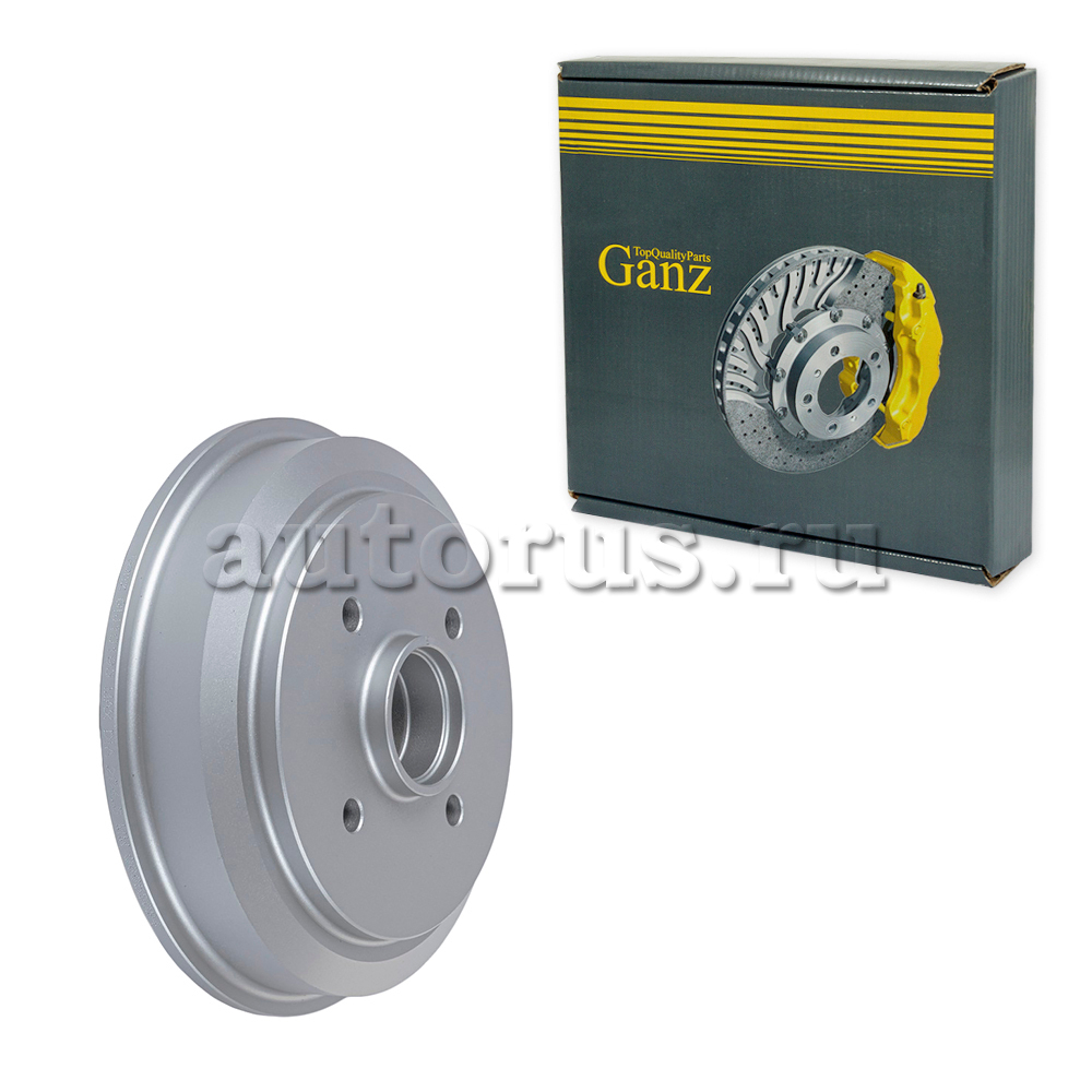 Барабан тормозной Ford Fiesta IV, V 95-, Ford Fusion 02-, Mazda 2 I GANZ GIJ10193