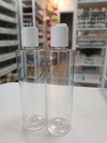 Флакон ПЭТ 250мл/24 прозр.диск-топ