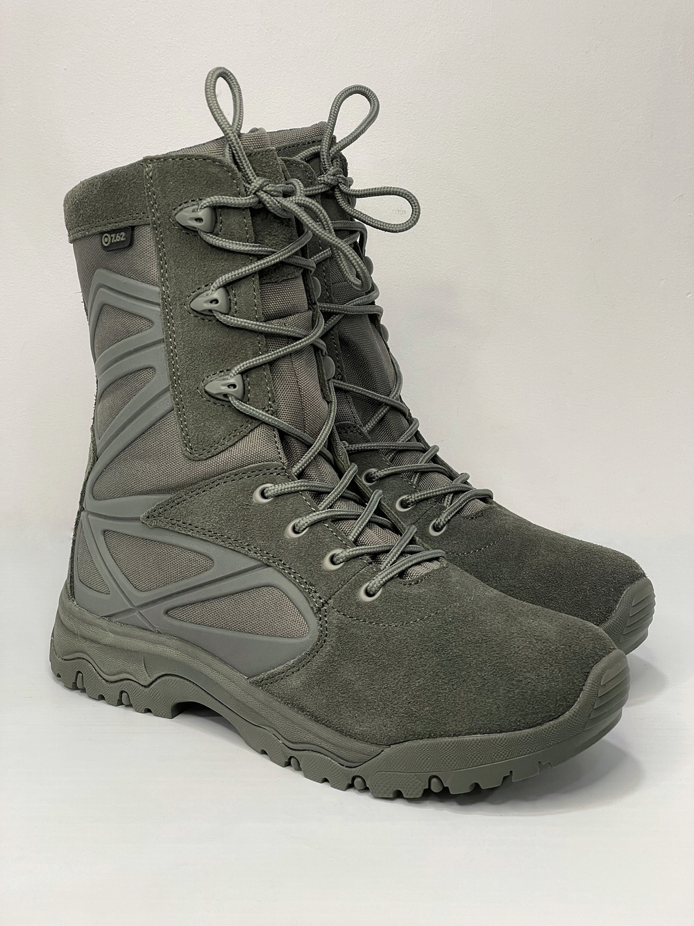 Тактические ботинки NovaTex Warrior 7.62 олива, замша и CORDURA®