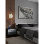 Тумба прикроватная LATITUDE Saga, Hordur, 55х40х50 см, черная