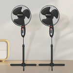 Вентилятор (набор 2шт) напольный SA-12BK (черный с серым)