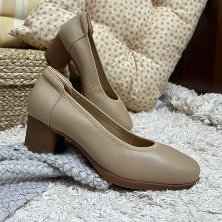 Женские классические туфли Ortosalon 660A-1 априкот.