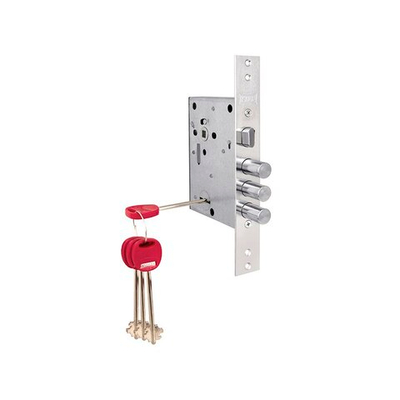 Замок KALE 442/L врезной сувальдный 4кл, аналог 3011