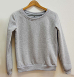 СВИТШОТ ЖЕНСКИЙ ФЛИС, 280 гр, светл.меланж, M-301_52 (2XL)