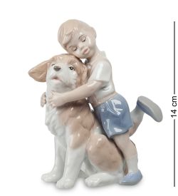 JP-29/ 1 Фигурка «Мальчик с собакой» (Pavone)