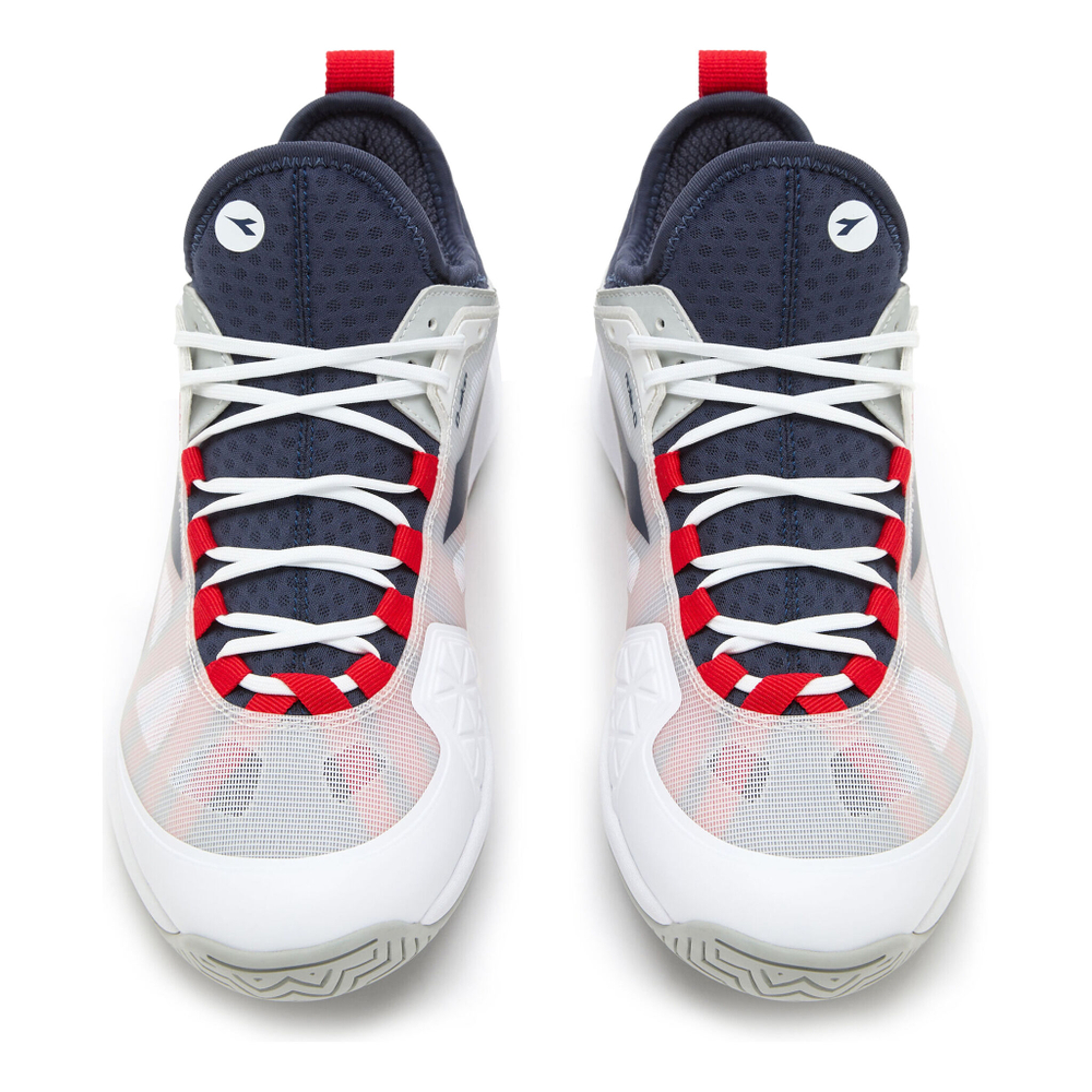 Мужские теннисные кроссовки Diadora Speed Blushield Fly 4+ All Court Shoe Men - White, Dark Blue