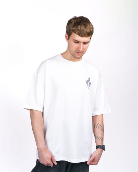 Футболка UNIFORM Relaxed Heavy Star белый