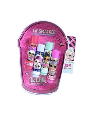 Lip Smacker Набор бальзамов L.O.L. Surprise! Chocolate Frappe CUP tin box, 4x4гр