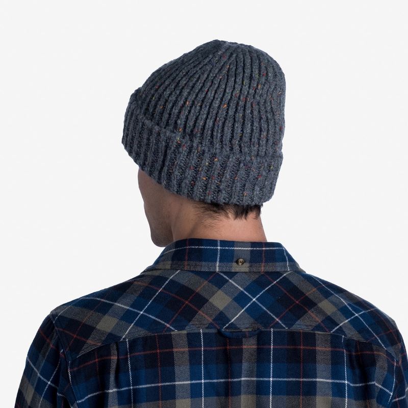 Шапка вязаная с флисом Buff Hat Knitted Polar Kim Grey Фото 5