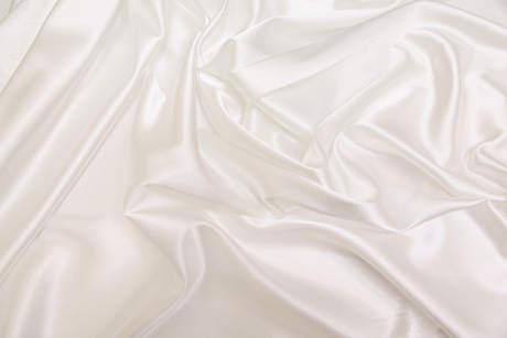 Атлас стрейч белый