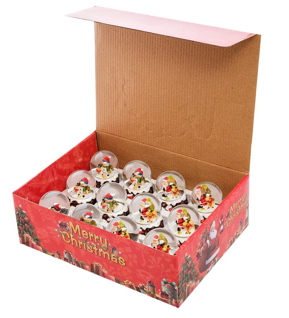 XM-601 Шар со снегом «С Новым Годом!» 2/асс