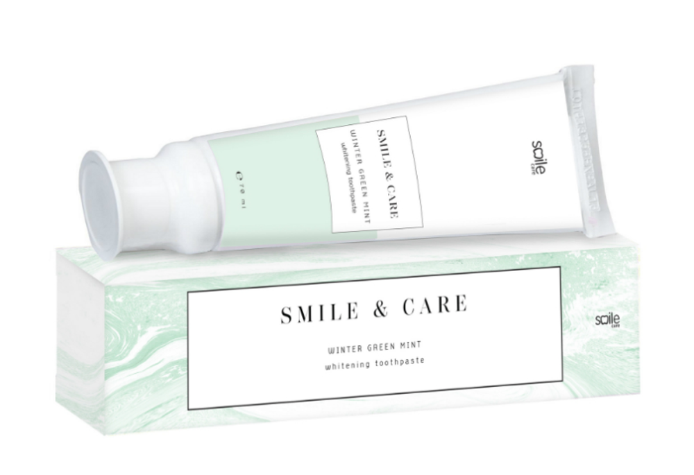 Смайл Кеа Зубная паста отбеливающая зимняя мята, 70 мл, Smile Care