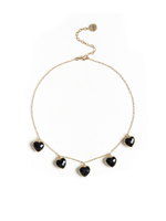 Чокер "Amour" с черным агатом Gold