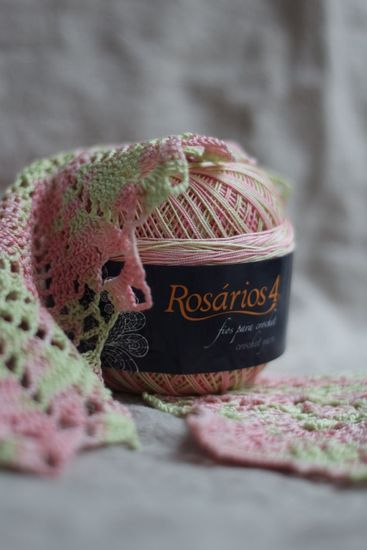 Пряжа ROSARIOS 4 Хлопок мерсеризованный принт № 12 (100% мерсеризованный хлопок)