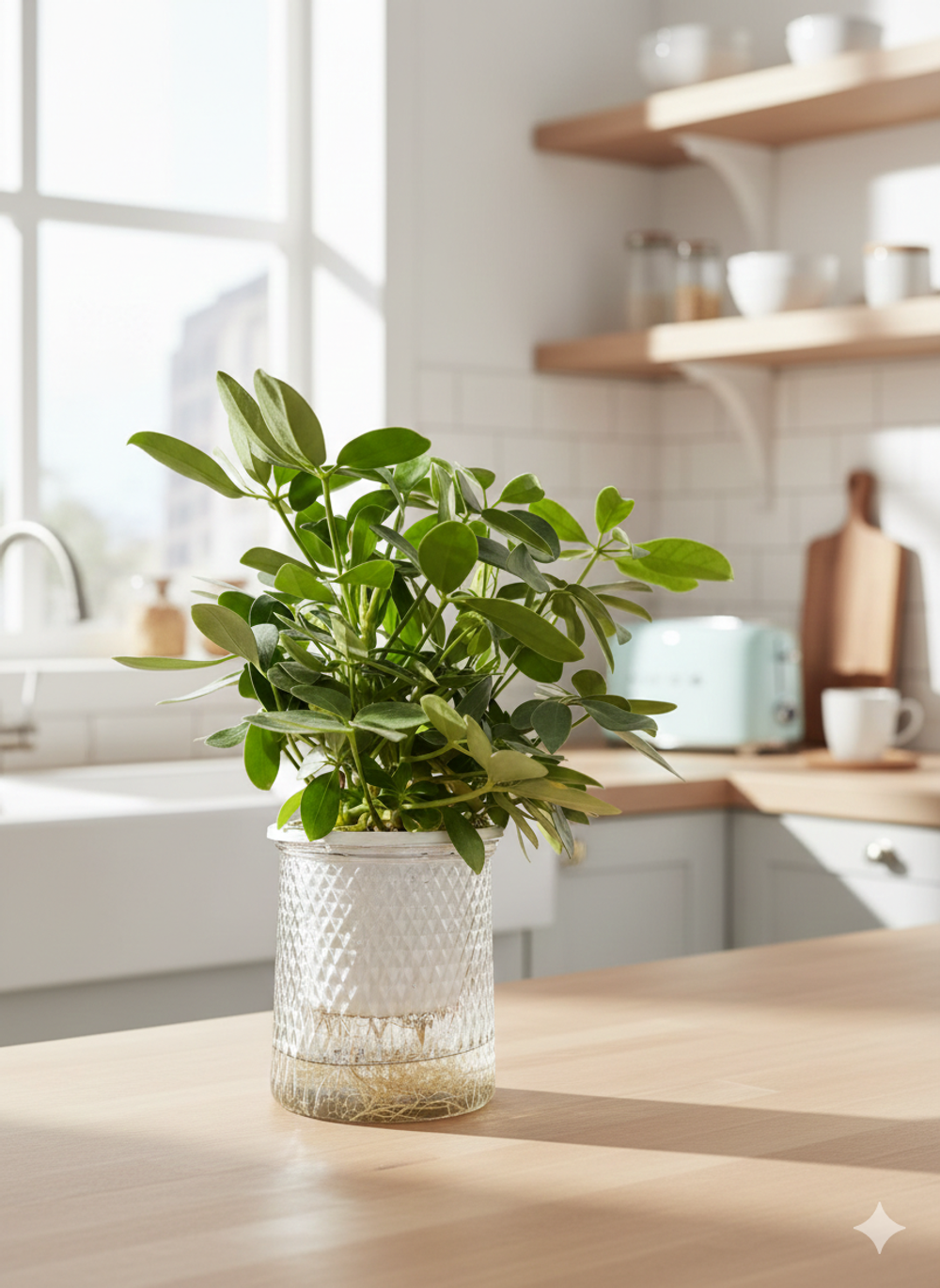 Шеффлера д.11, в горшке с автополивом