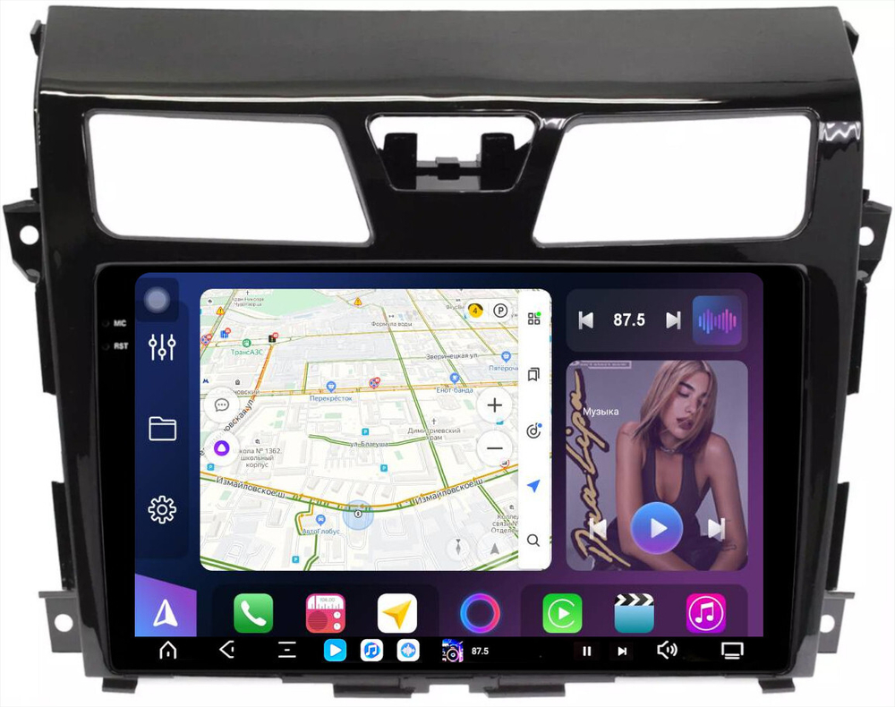 Магнитола для Nissan Teana L33 2014-2016 - FarCar XXL2004M монитор 10.36" 2K QLED на Android 14, TS20, 8+256Гб, CarPlay, 4G SIM-слот