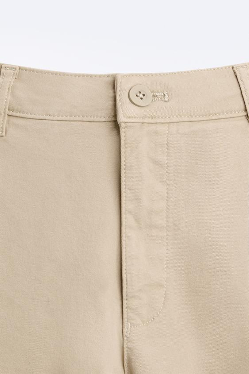 ZARA БРЮКИ ЧИНОС SKINNY FIT, БЕЖЕВЫЙ