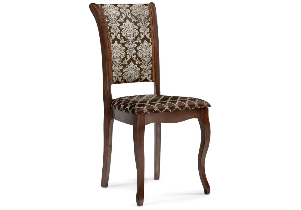 Стул Фабиано орех / шоколад комби