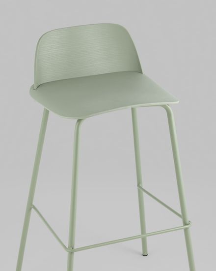 Стул барный Mist серо-зеленый 4 шт