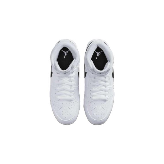 Jordan Air Jordan 1 Детские кроссовки для мальчиков СРЕДНЕГО возраста Белый черный Кидс