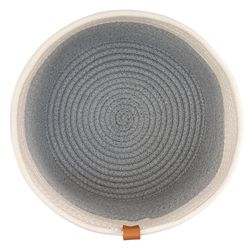 Корзина для хранения Ciary, Ø30х30 см, бежевая/серая