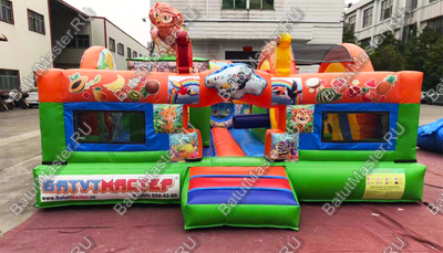 Коммерческий надувной батут "Четыре стихии", 5*5*2,8 м