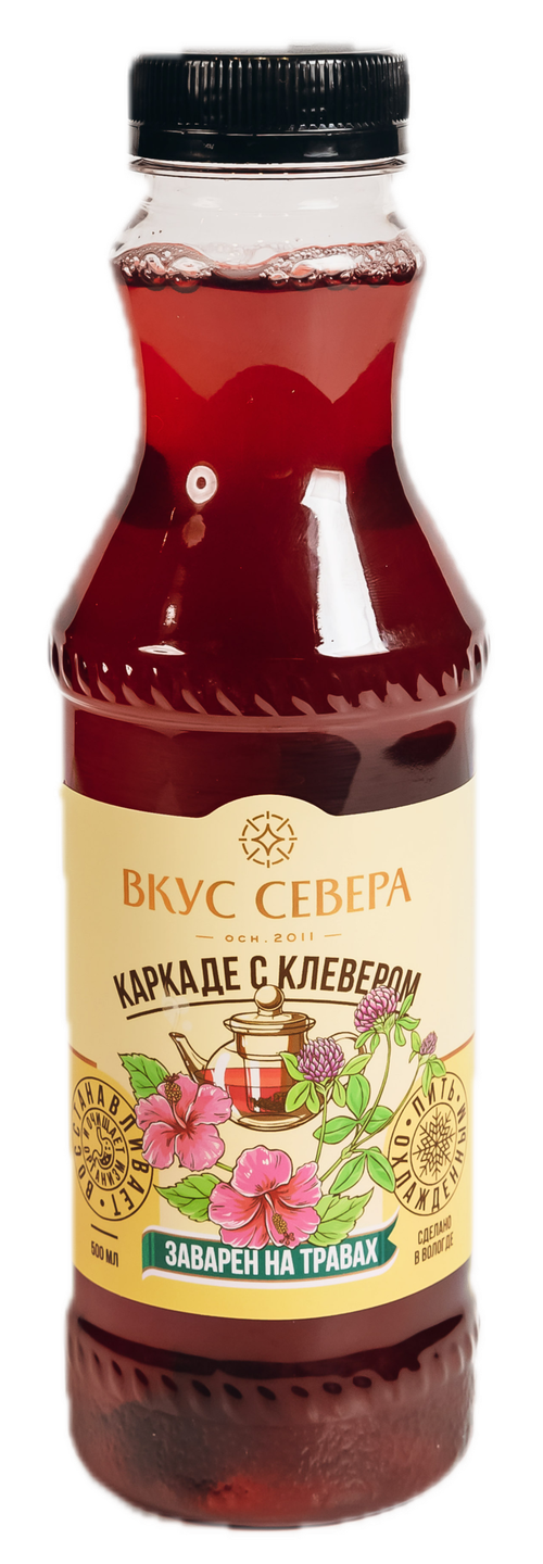 ЧАЙ КАРКАДЕ С КЛЕВЕРОМ 0,5 л.