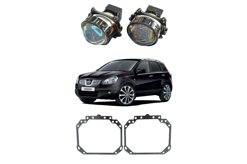 Комплект для замены штатных линз Nissan Qashqai I 2006-2013