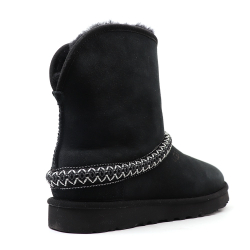 UGG Classic Short Crescent Black