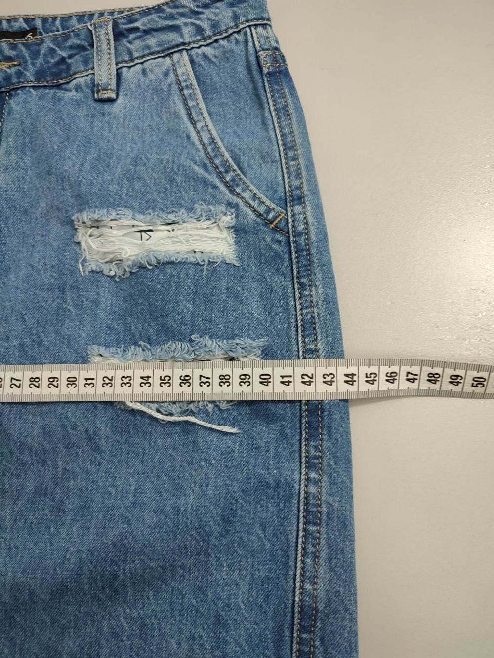 Юбка Sinsay джинсовая синяя 42 размер