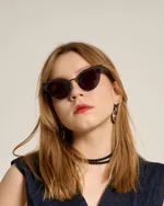 Очки солнцезащитные Spunky Marta 7 Black wood. dark grey lens