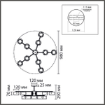 8349/10C LN Светильник GX53 70Вт 220В IP20 COMFI