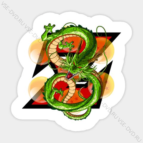 Наклейка «Z» (красная дракон)