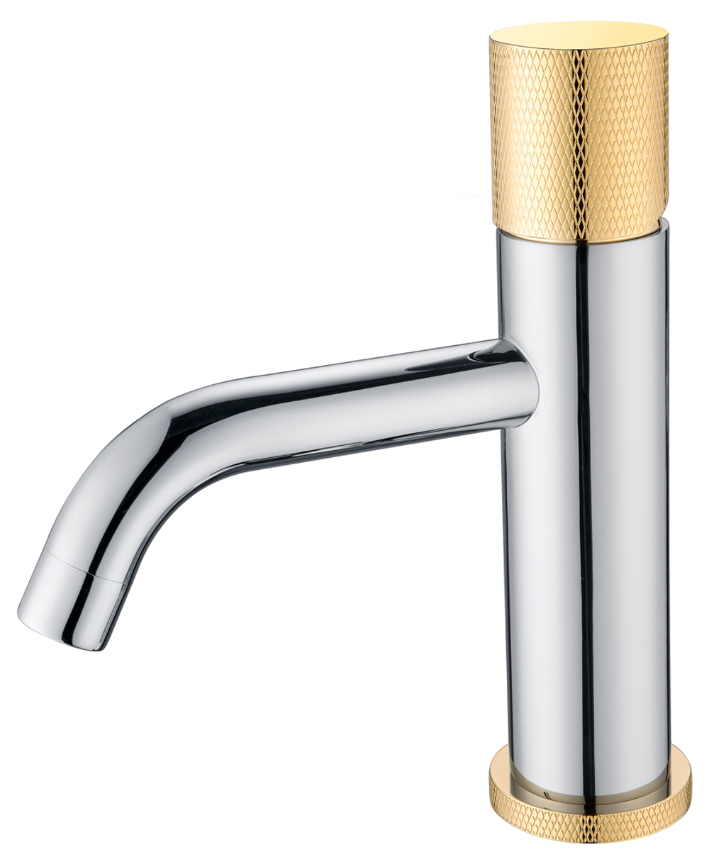Смеситель STICK для умыв. низ. CHROME TOUCH GOLD_Комплект
