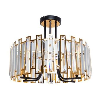 Потолочная люстра 6*E14 A1028PL-6BK черный Amber Arte Lamp