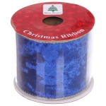 Лента для декорирования «Мгновение» 6,3 см, 2,7 м, Сапфир