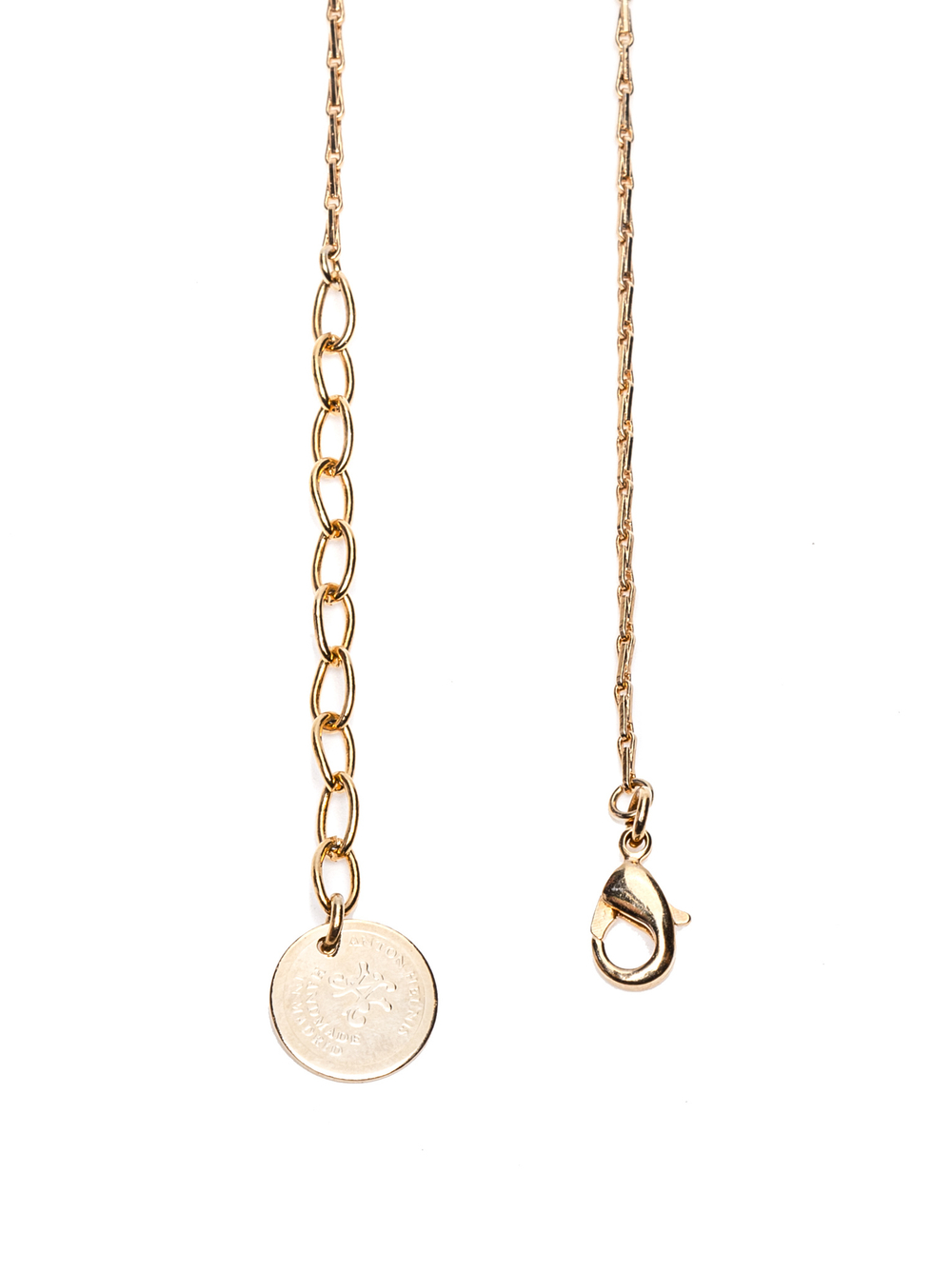 A HEUNIS кулон Ж металл - зеленый